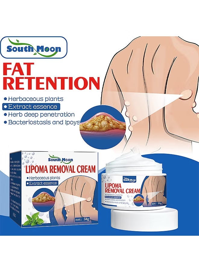 South Moon Lipoma Removal Cream, Underarm And Neck Lymphatic Care Cream, Lymphatic Drainage Cream, Anti-Cellulite Remover Cream, For Lipolysis Fat Lump Removal And Nodular Discomfort For Body And Face 50G - Image 1